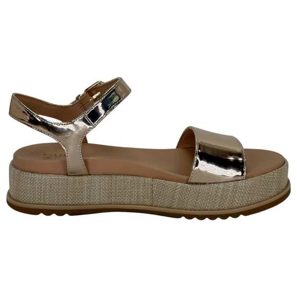 Naturalizer Zane Rose Gold Shine Womens Platform Sandals Size 5.5M - Picture 5 of 13